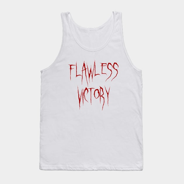 Flawless Victory Mortal Kombat Tank Top by D_Machine